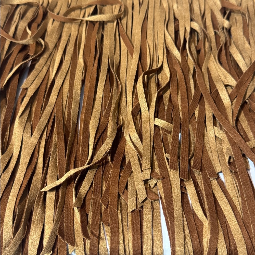 NWT Brown  Fringe Skirt - Picture 12 of 12